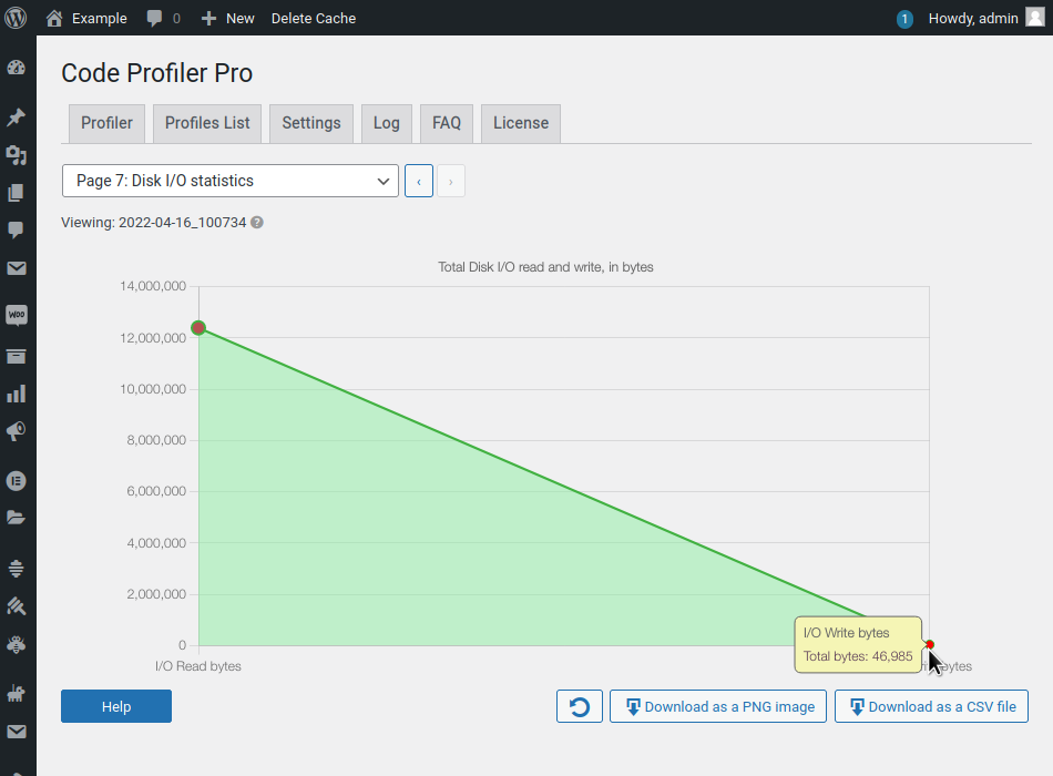 Code Profiler screenshot #8