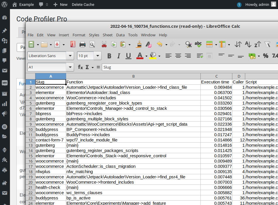 Code Profiler screenshot #10